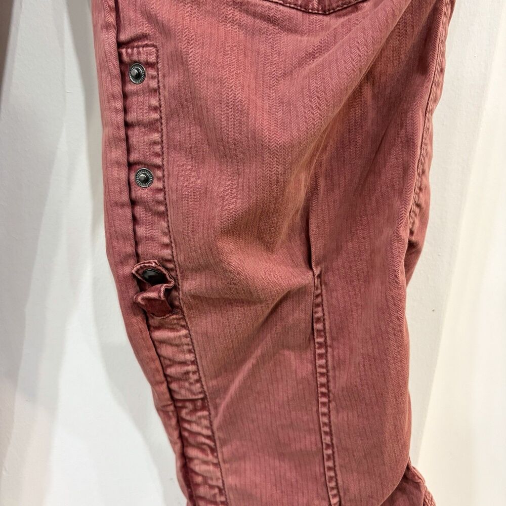 Free People We The Free Red Marx Cargo Pants Utility Size XS - Picture 4 of 10